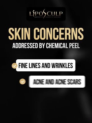 Chemical Peel result at LipoSculp
