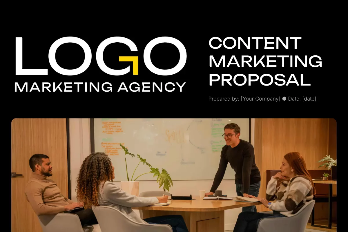 Preview of Content Marketing Proposal Template