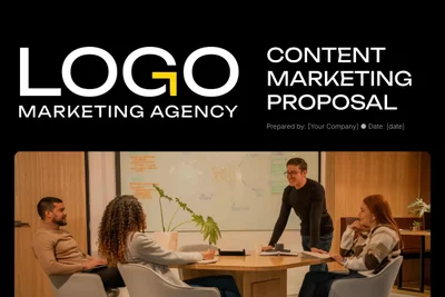 Preview of Content Marketing Proposal Template