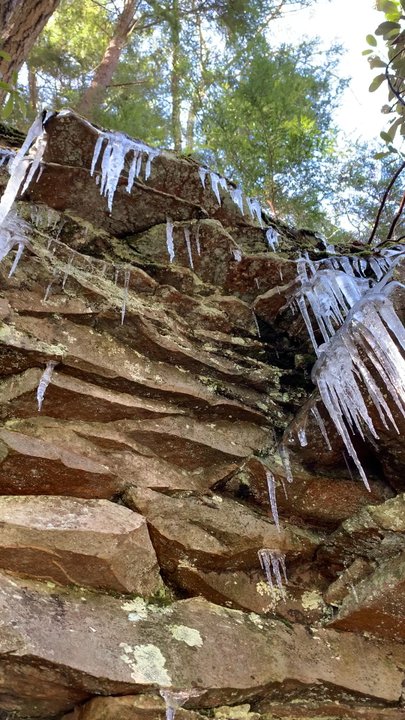 Swallow Falls State Park - Melting icicles - Parks Near Me - Oakland, Maryland