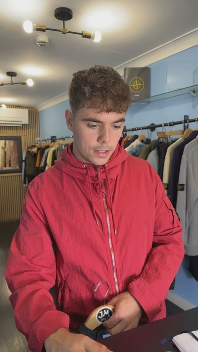 AGE 8 STONE ISLAND CRINKLE JACKET image 1