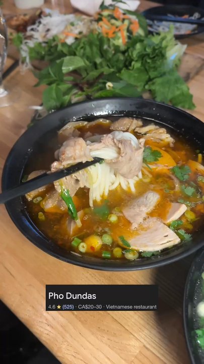 Dundas Eat + Drink - BBH, pho and meat platter - Vietnamese Near Me - Vancouver, British Columbia