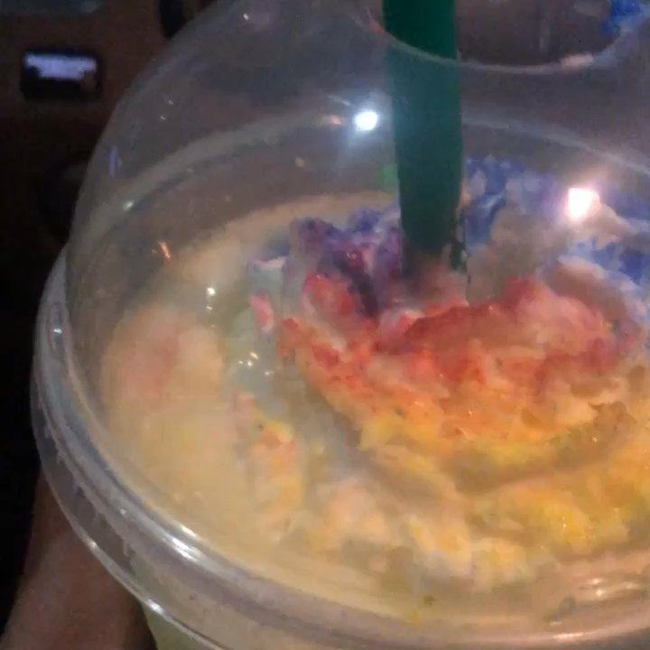 Starbucks - Tie dye frap - Coffee & Tea Near Me - Haleiwa, Hawaii