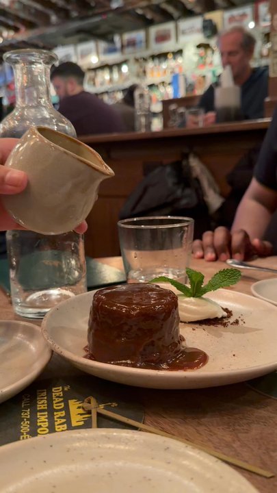 The Dead Rabbit - STICKY TOFFEE PUDDING - Cocktail Bars Near Me - New York, New York