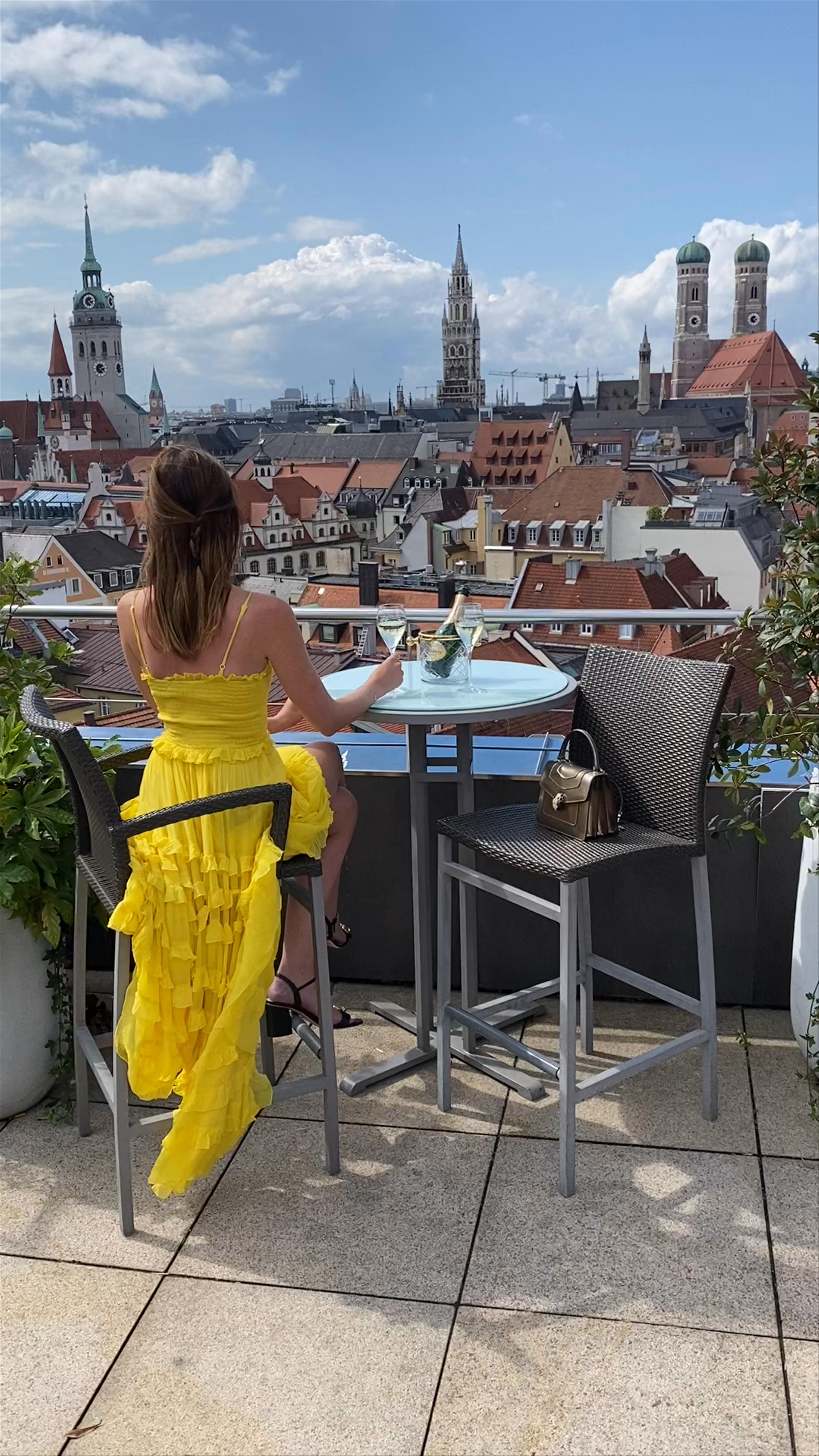 Munich Skyline Rooftop Experience at Mahjong Roof Garden
