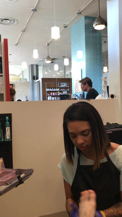 Swank Salon - The salon view from the pedicure chair - Hair Salons Near Me - Phoenix, Arizona