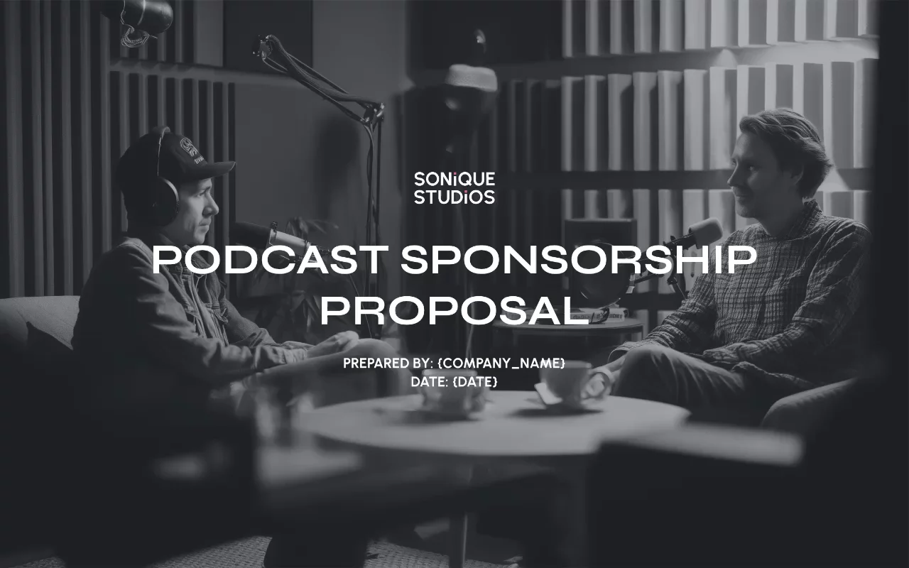 Preview of Podcast Sponsorship Proposal Template