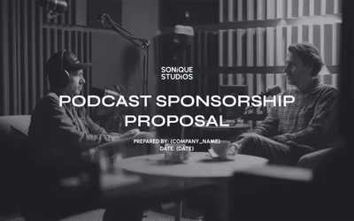 Preview of Podcast Sponsorship Proposal Template