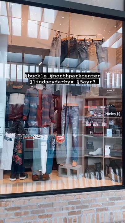 Buckle - Window display - Men's Clothing Near Me - Dallas, Texas