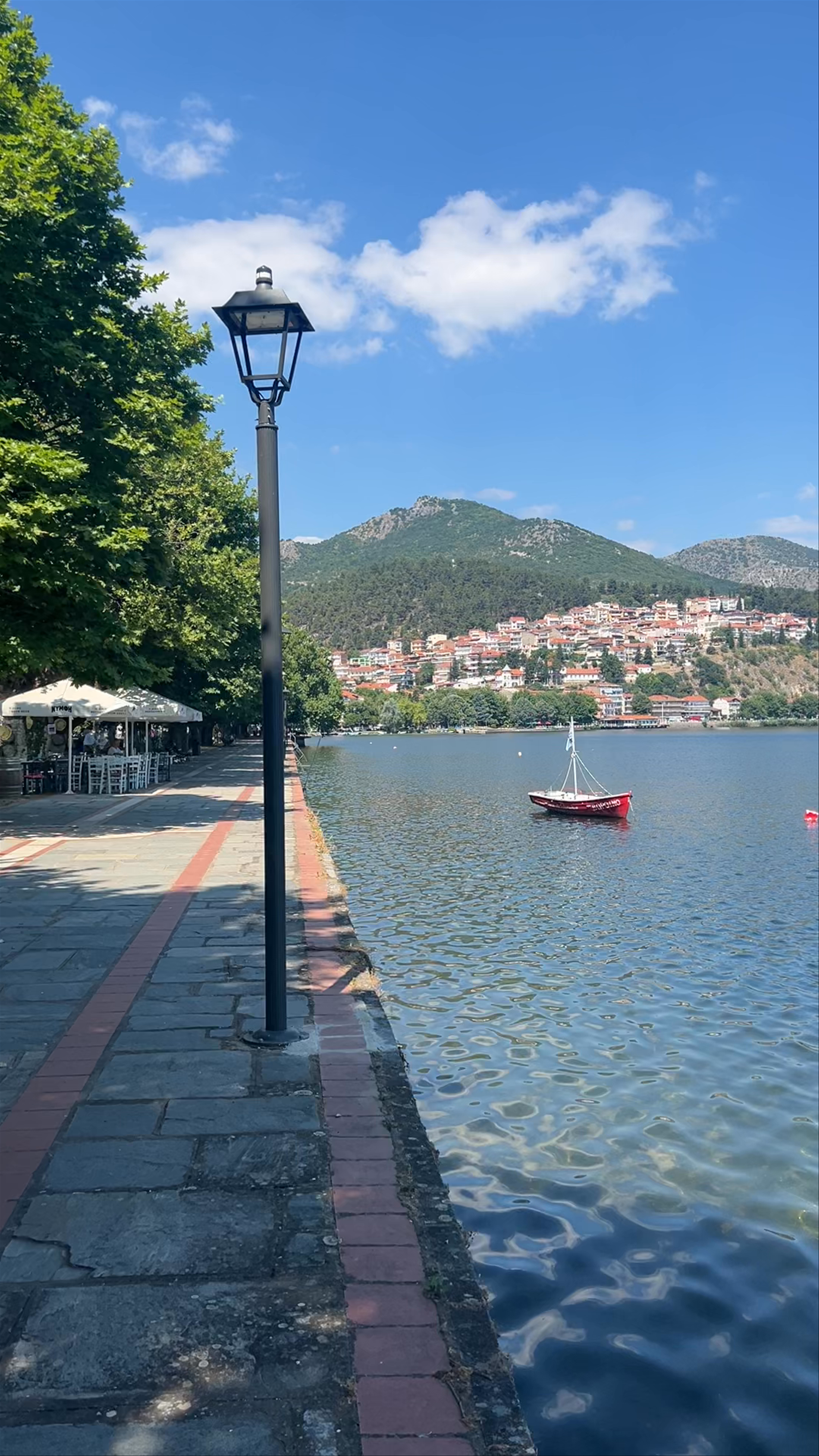 Serene Lakeside Views at Kastoria Lakeside Park, Greece