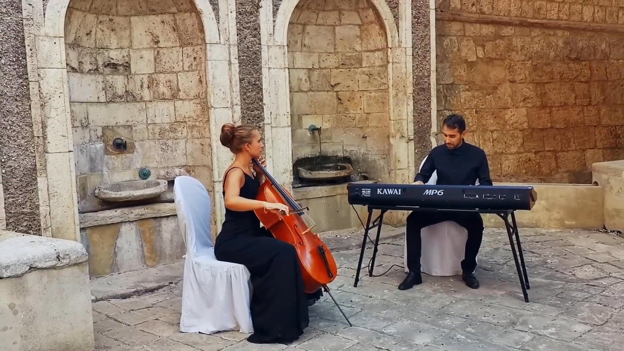Tuscan Cello & Piano Duo - Moon River - video