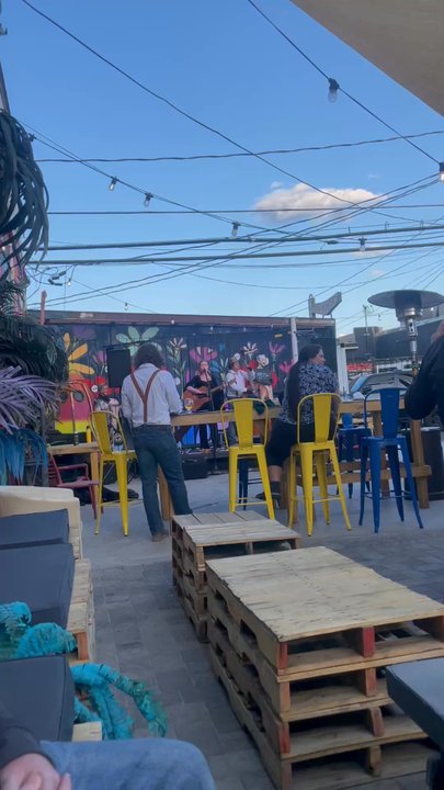 Voodoo Brewing - Outdoor seating area with live band performing. - Breweries Near Me - Las Vegas, Nevada