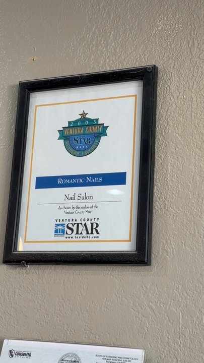 Romantic Nail Salon - Been winning awards for over 20 years. - Nail Salons Near Me - Ventura, California