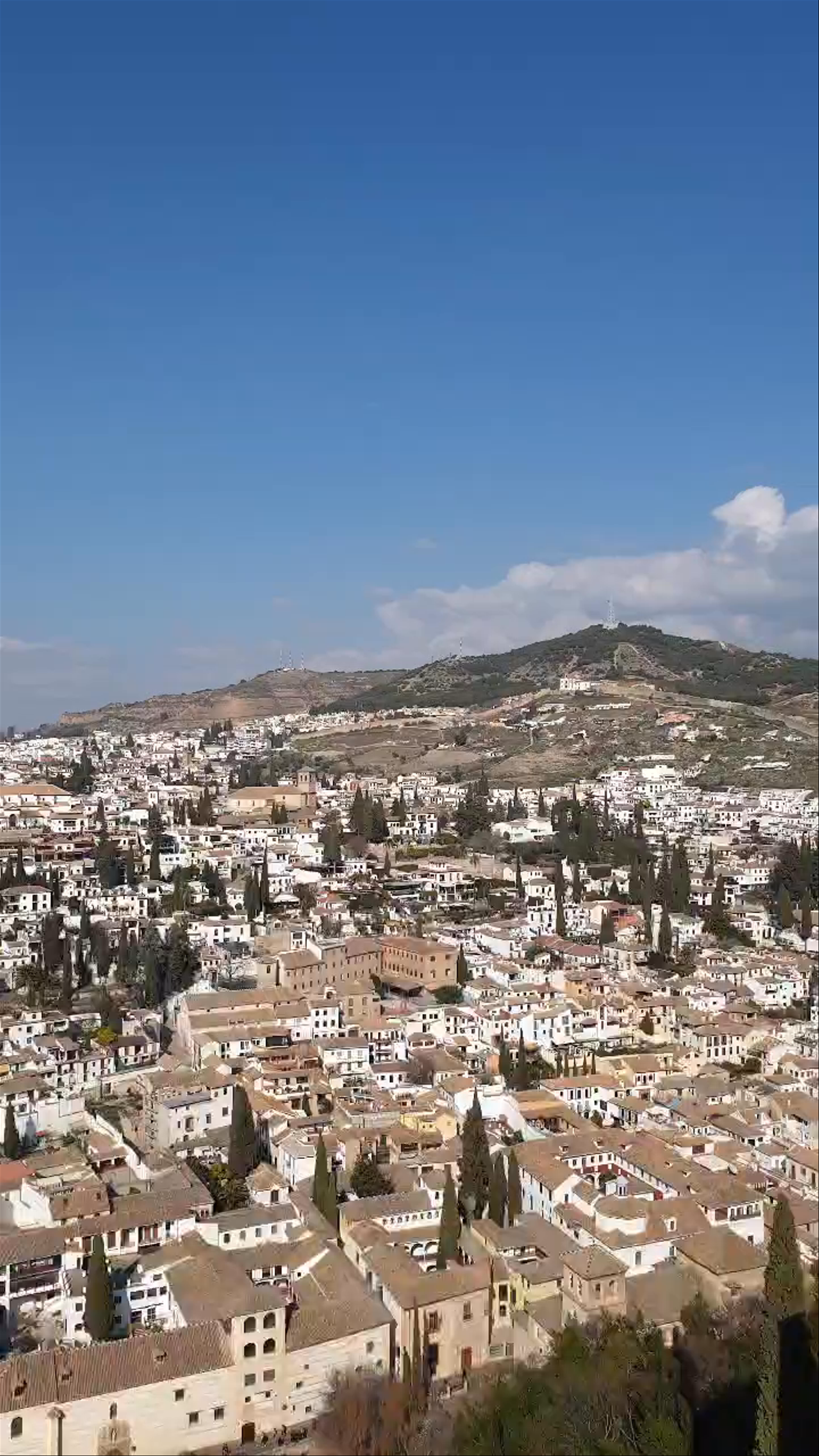 Breathtaking Aerial Views of La Alhambra and Generalife in Granada, Spain