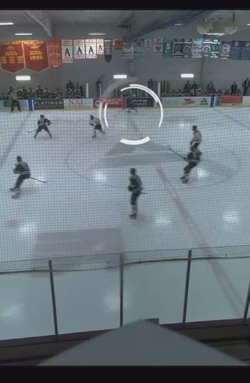 Dominic Frangella's Highlight: Precision Setup for a One-Timer