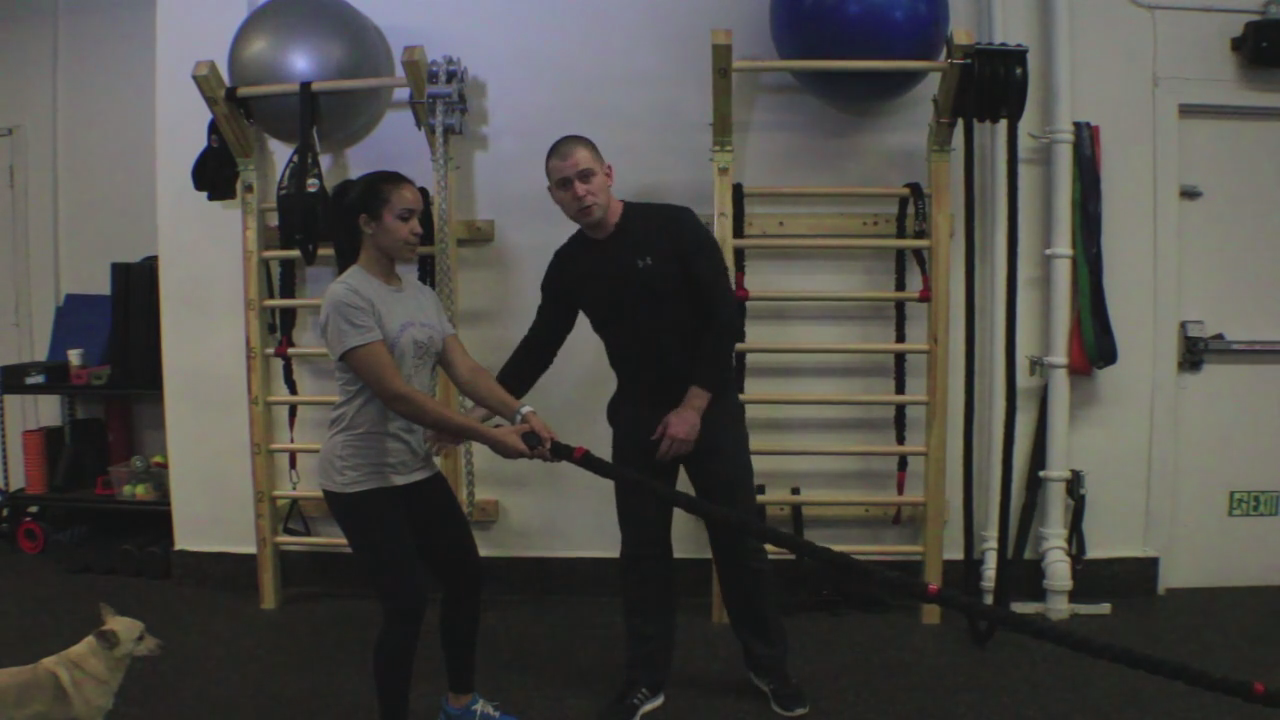 Rope Row with Eccentric Control