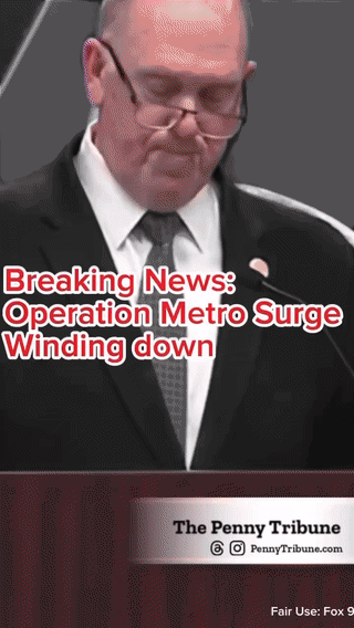 Border Czar Tom Homan announces the wind down of “Operation Metro Surge”