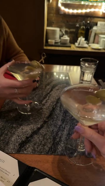 Pianeta - Dirty martinis with Gorgonzola stuffed olives - Italian Near Me - Truckee, California