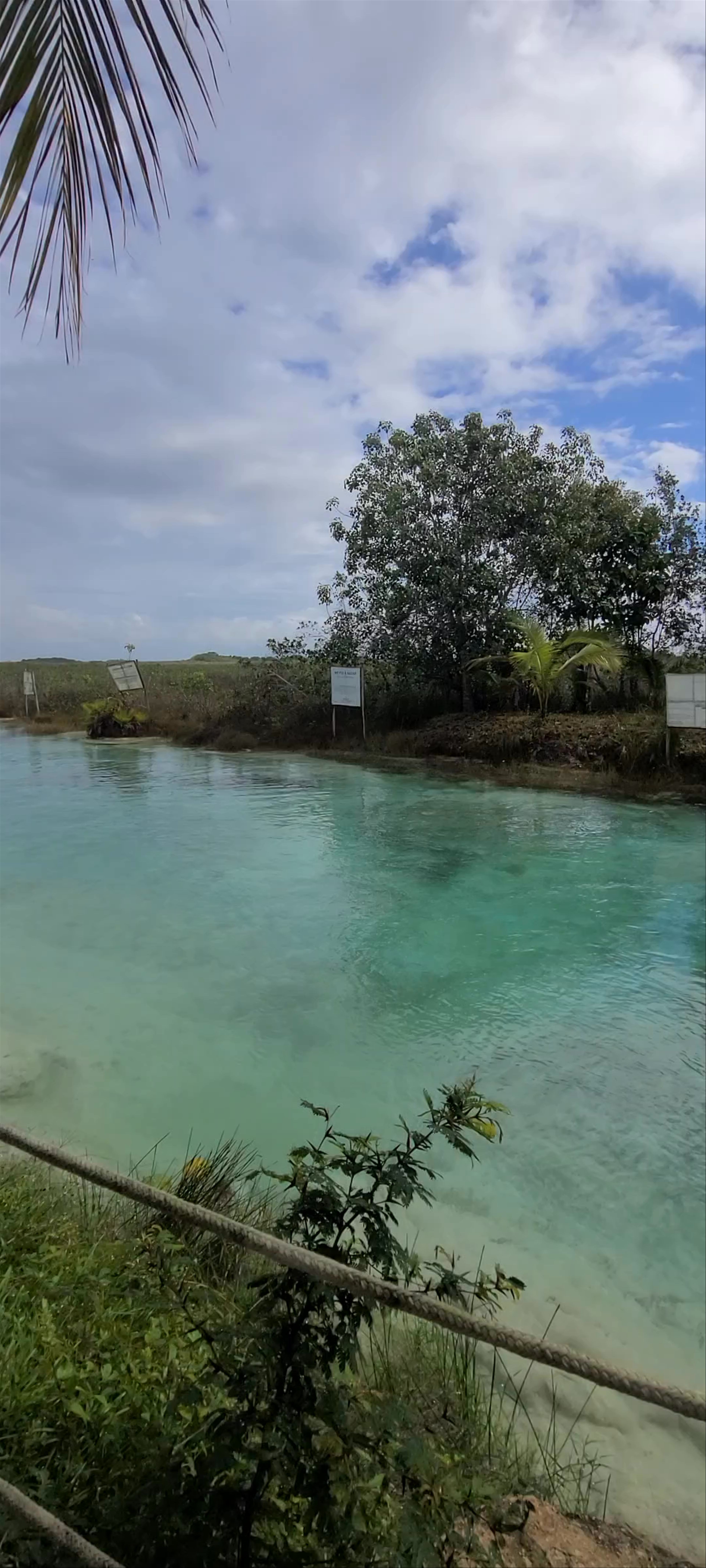 Los Rapidos laguna de Bacalar