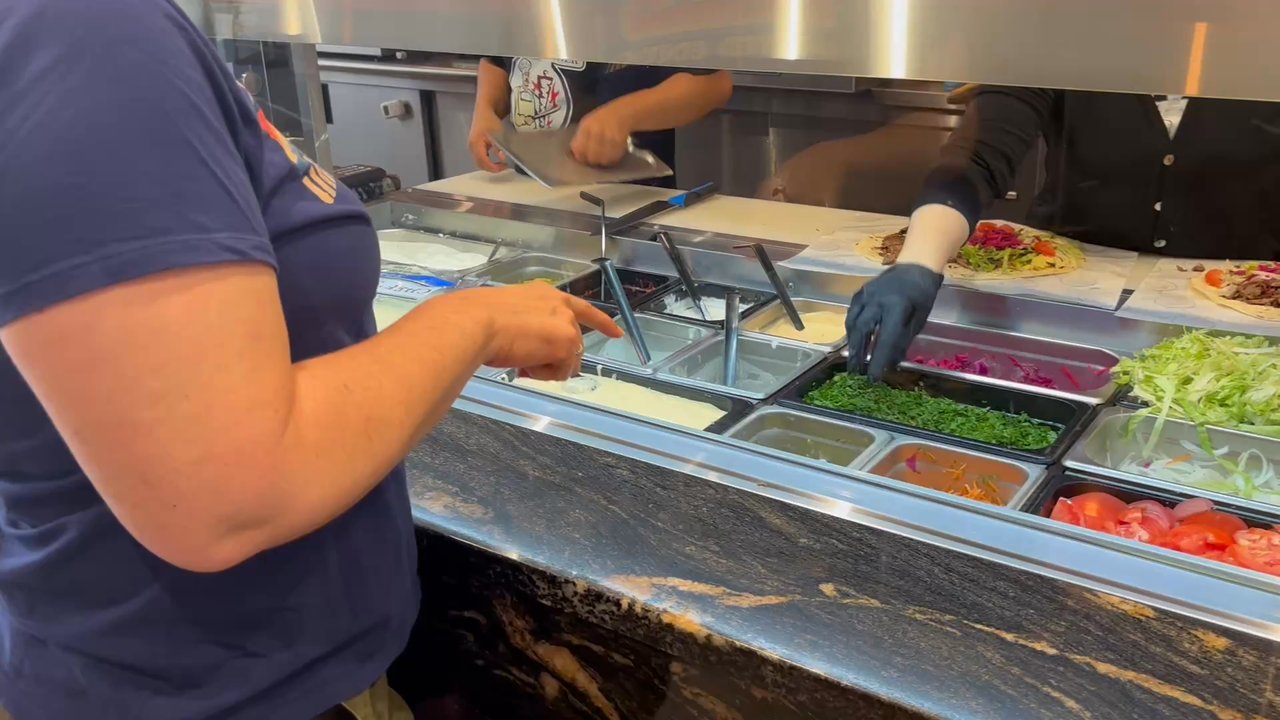 Capital Doner - Ordering my Shawarma fillings at Capital Doner.  Great service and food - Turkish Near Me - Arlington, Virginia