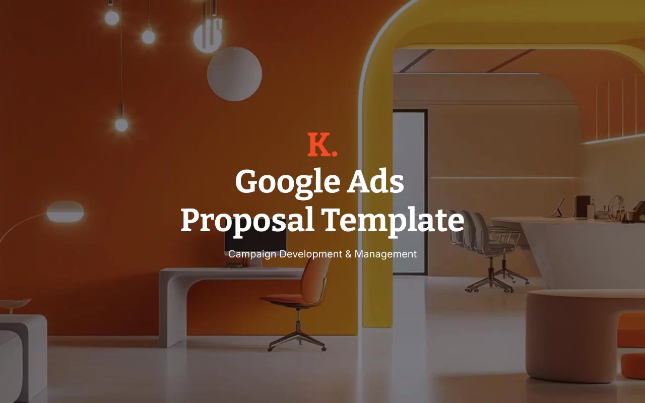 Preview of Google Ads Proposal Template