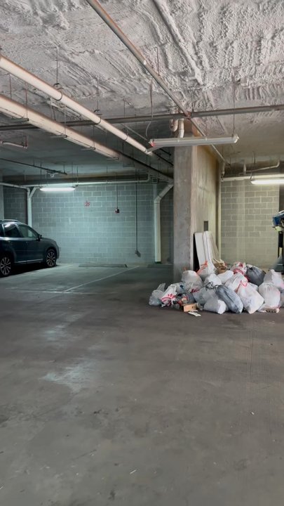 The Blake Apartments - Trash piled up - Apartments Near Me - Savannah, Georgia
