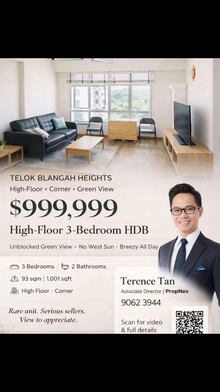 undefined of 1,001 sqft HDB for Sale in 70C Telok Blangah Heights - Project Photos 16