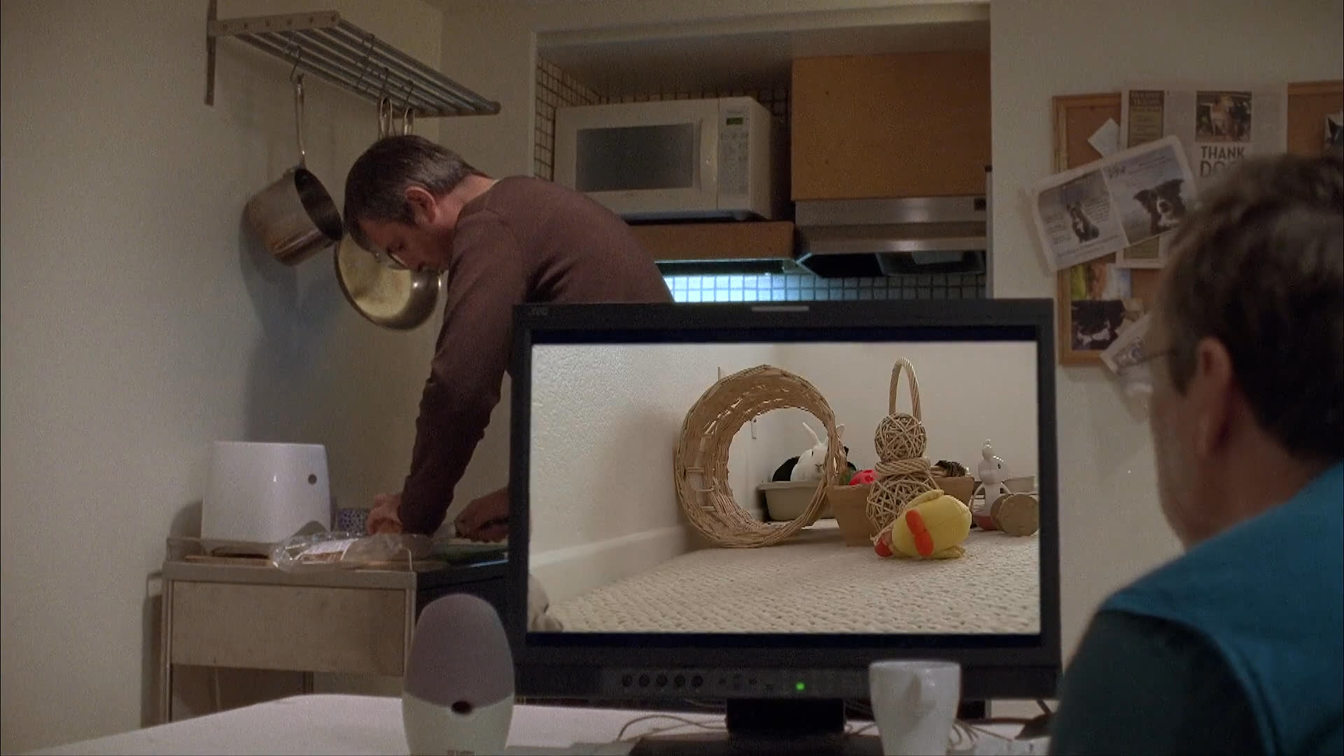 Individuals discuss rabbit care and advocacy while intercut footage highlights the daily activities and environmental needs of domestic pet rabbits.