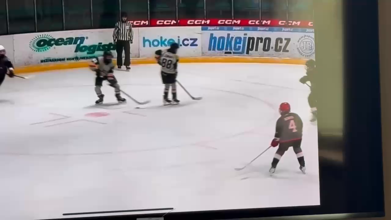Burying the rebound for a goal at WSI Prague!