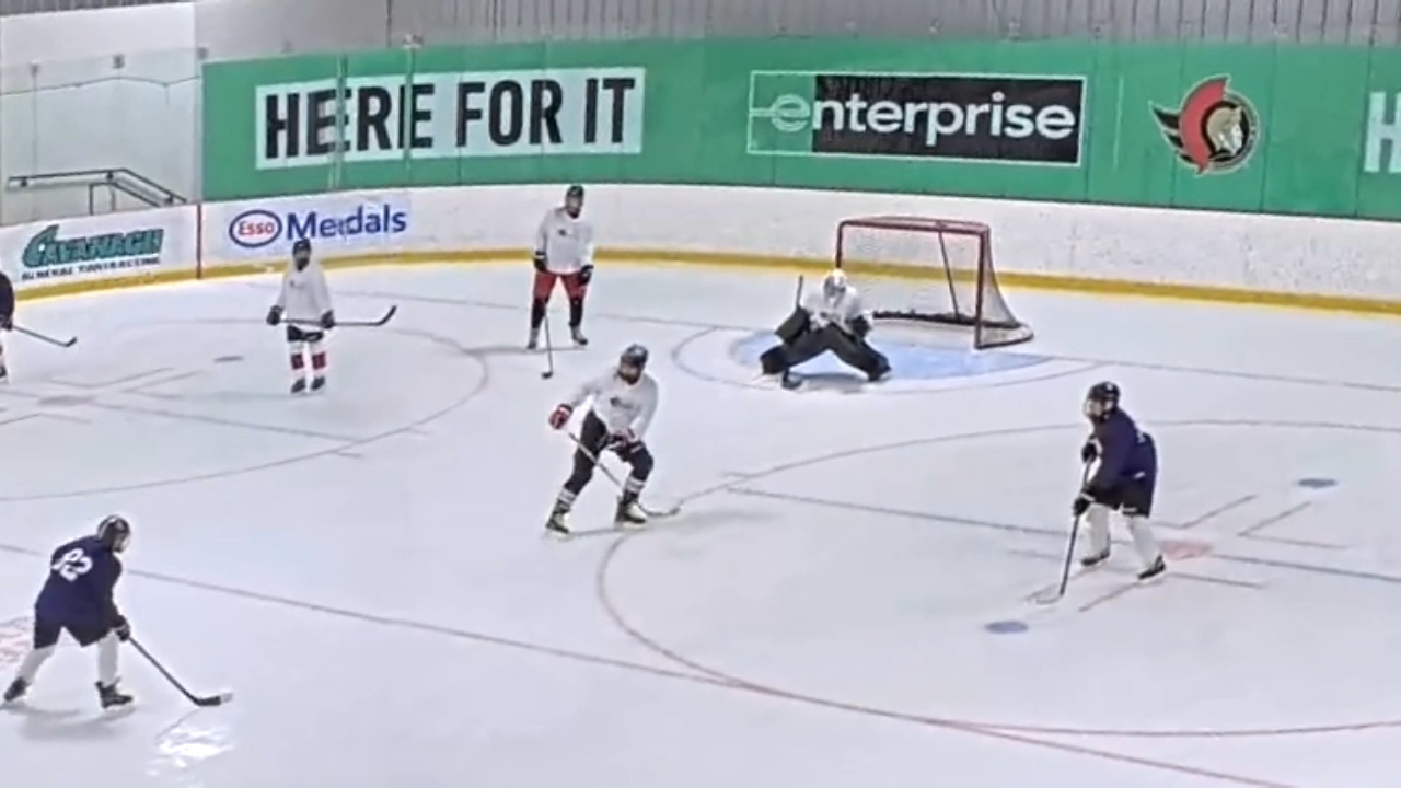 E. Hughes 2012: 4x4 Game—They got goalied! Out matched but not out played!!!