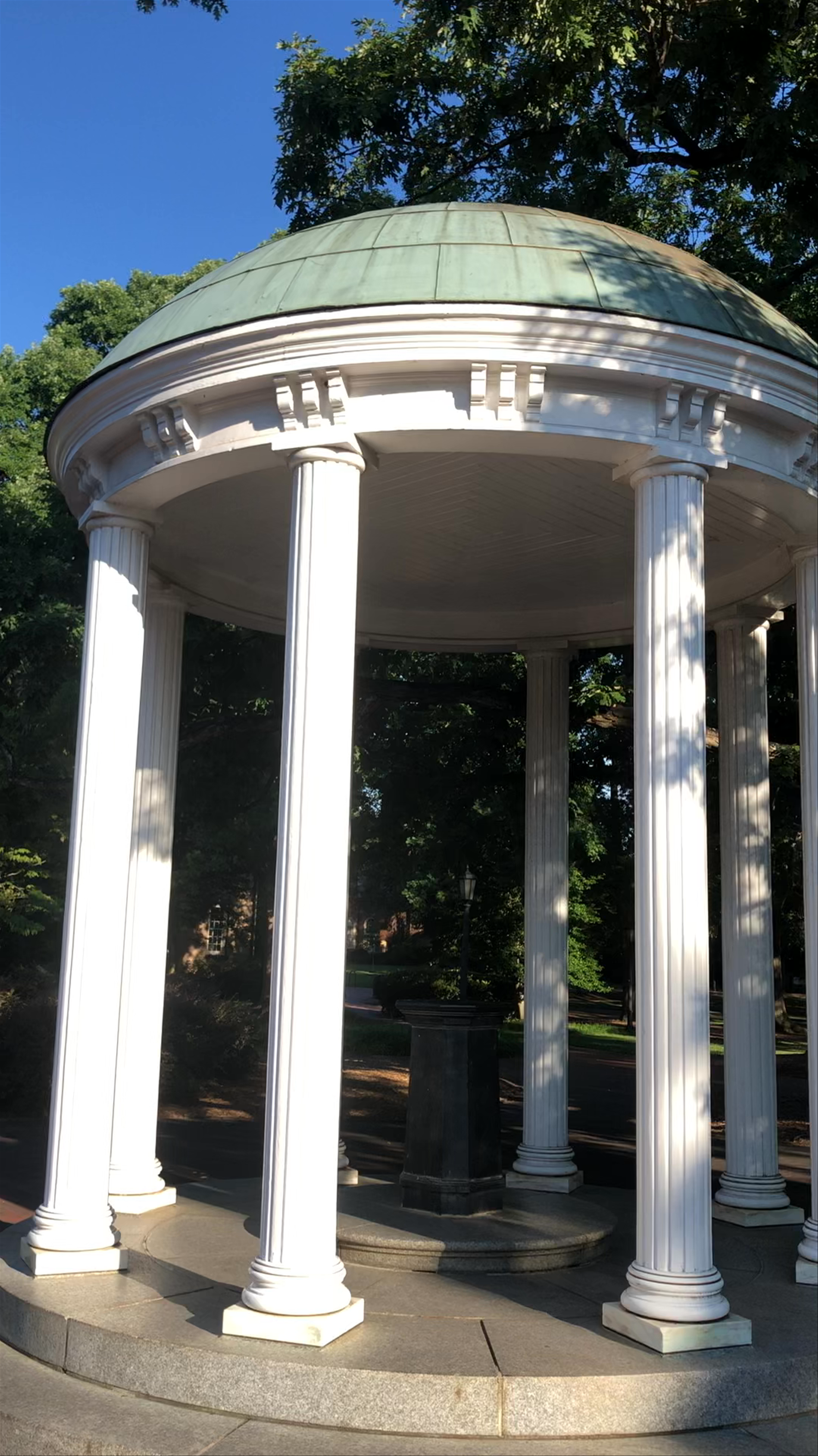 Iconic Old Well at The University of North Carolina, Chapel Hill