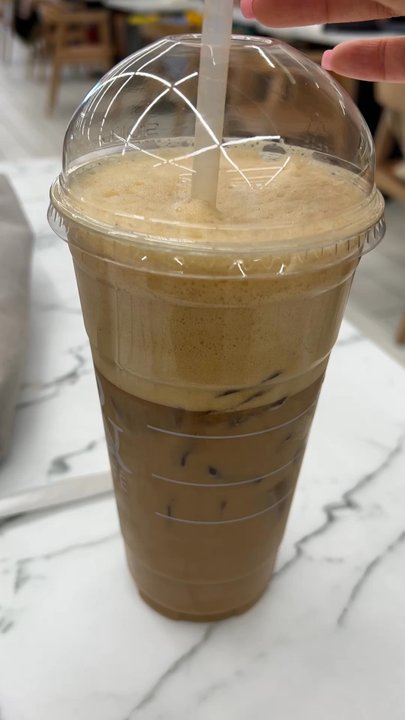 Barnes & Noble - $8 brown sugar oat milk shaken espresso. Way too much ice for my liking. - Toy Stores Near Me - Hackensack, New Jersey