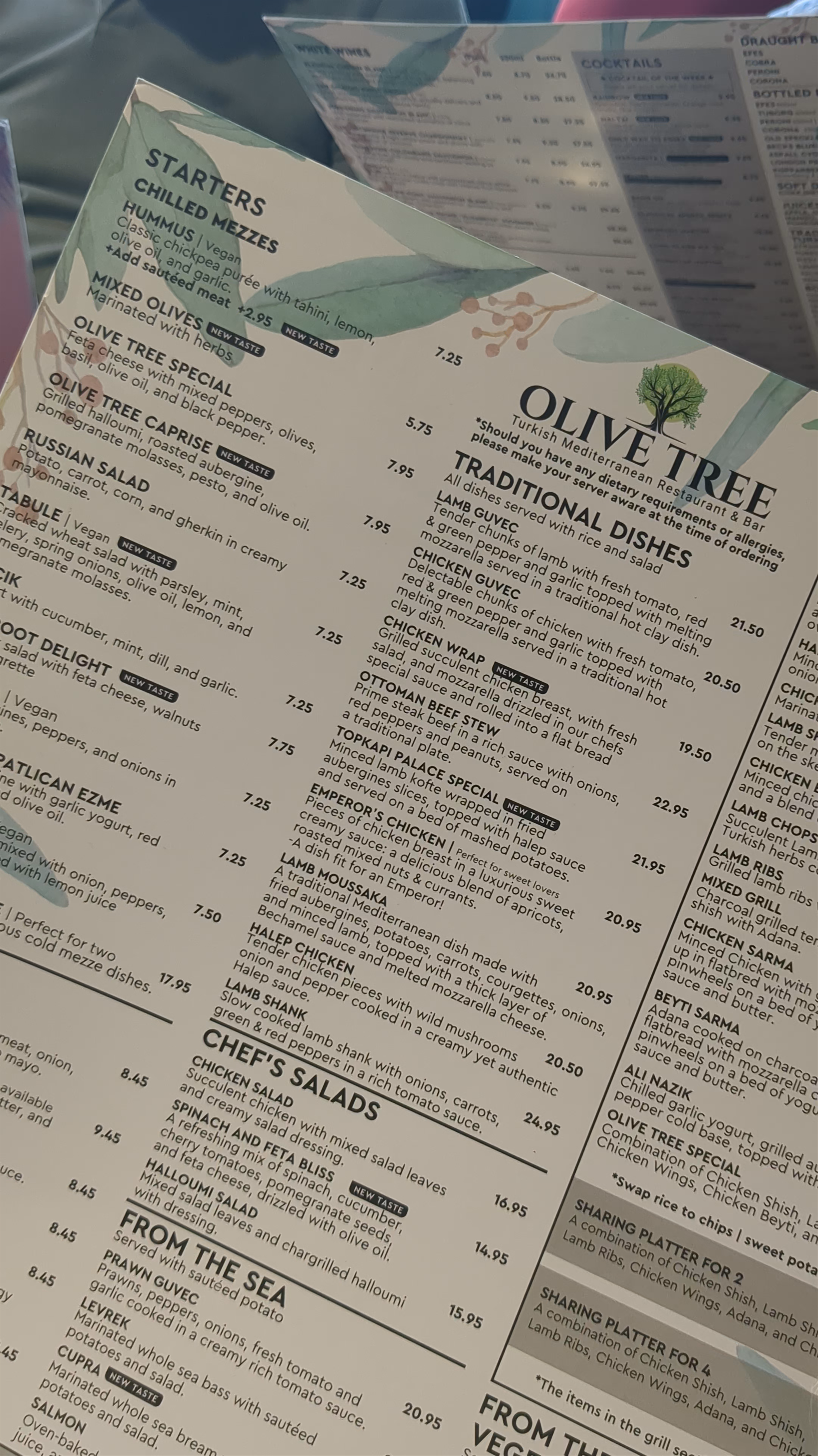 Olive Tree Restaurant Bedford