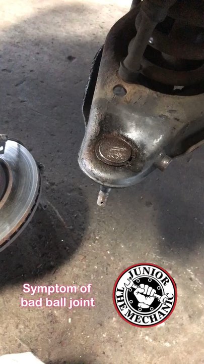 JTM Auto Repair - Short clip on a bad ball joint  BALL JOINT - component that is part of the suspension. Symptom of a bad ball joint could be dangerous - Auto Repair Near Me