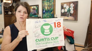 Robin Burke - 2016 Curtis Cup Flag