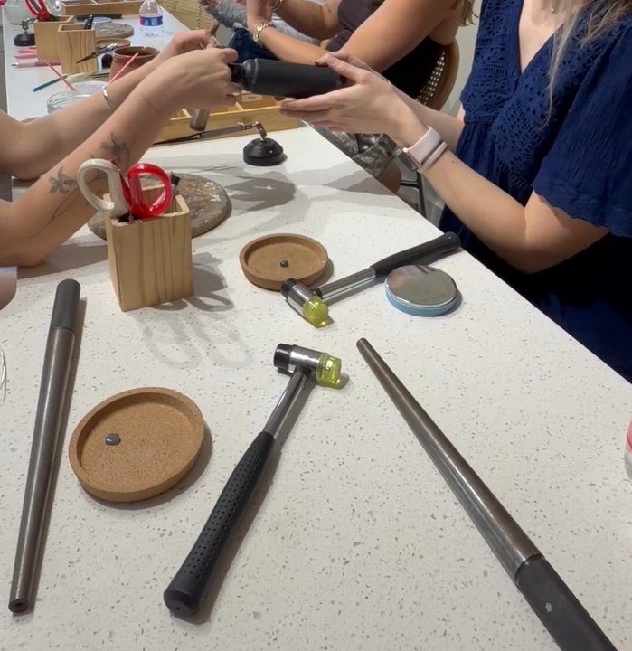 Sisu Studio - Heating the metal. - Jewelry Near Me - Austin, Texas