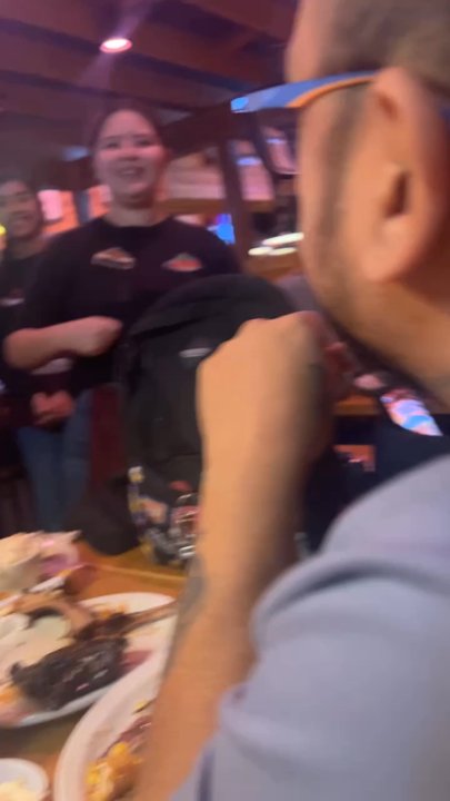 Texas Roadhouse - For your bday they allow you to jump on a saddle and swing away but I passed on the saddle but enjoyed the bday wished from everyone - Steakhouses Near Me - Del Rio, Texas