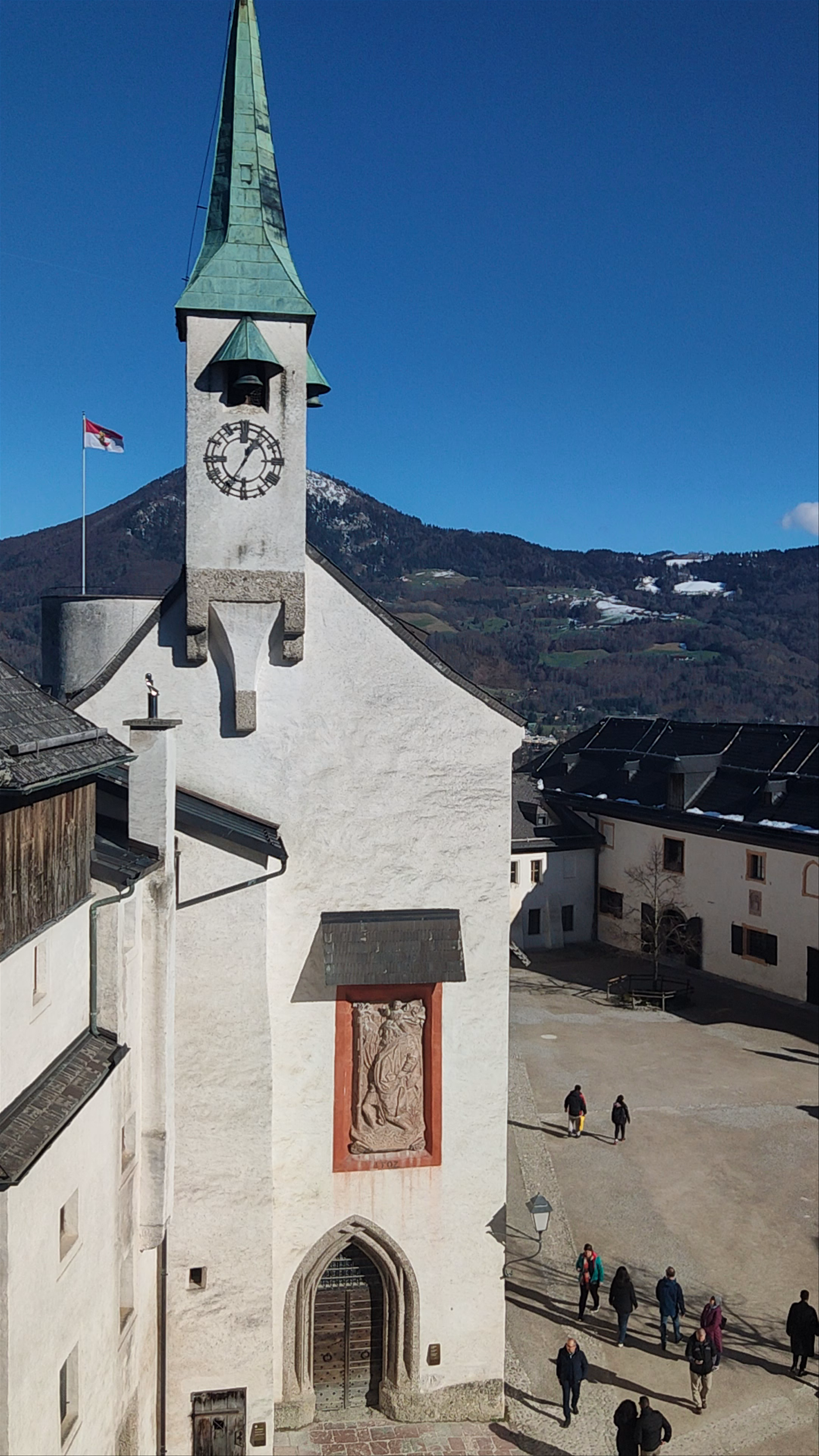 Hohensalzburg Fortress Tower: Historic Landmark with Majestic Alpine Views in Salzburg