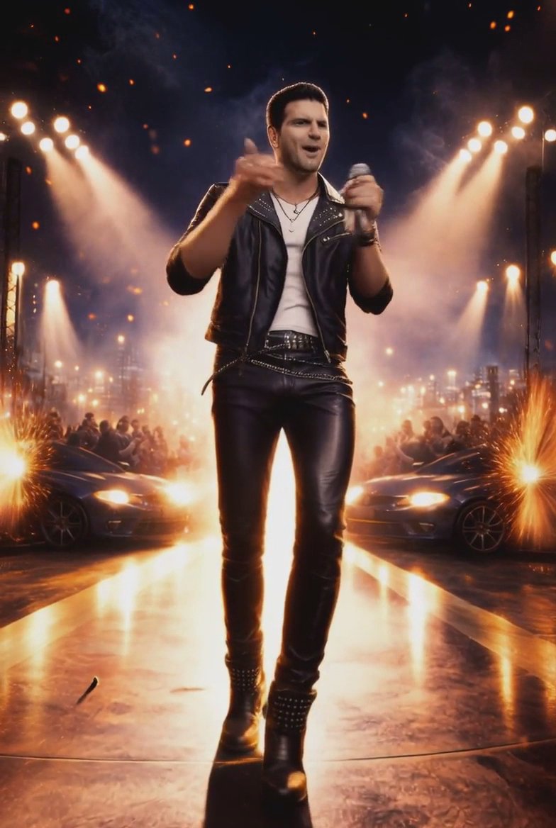 Lip Sync: Walking backwards and pointing hands