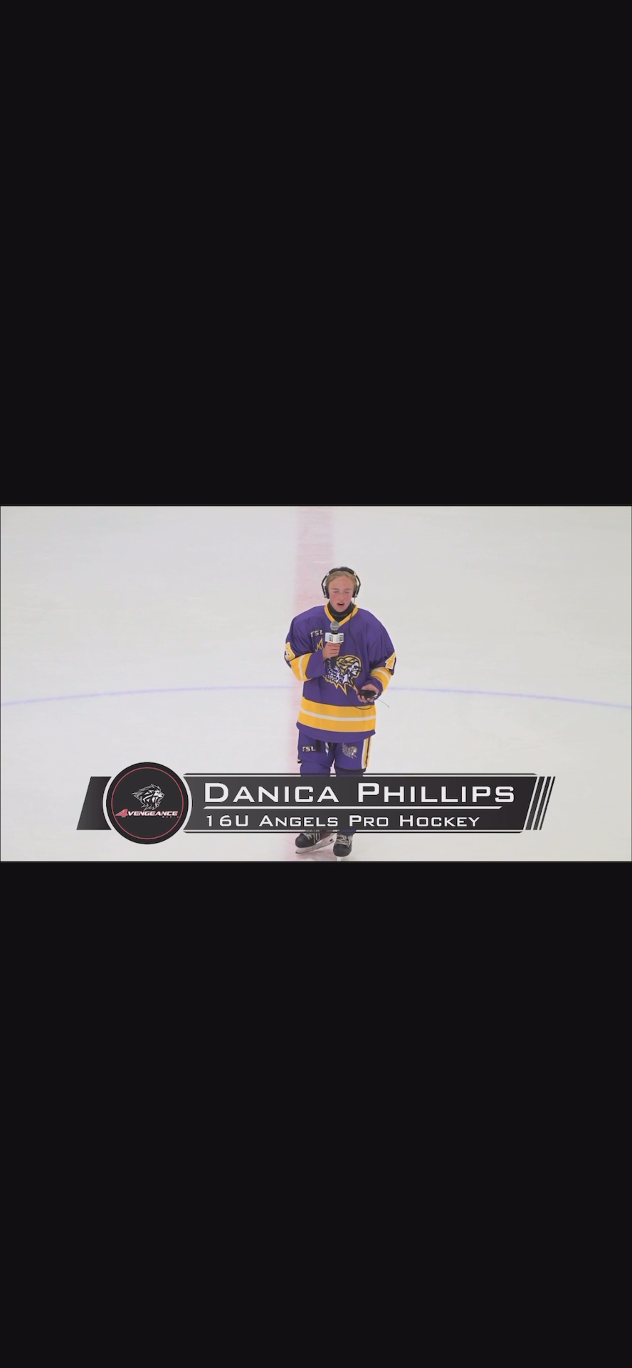 Danica Phillips on Scoring Her First Goal with Angels Pro Hockey 16U