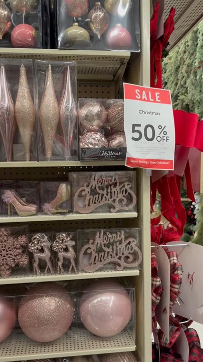 Hobby Lobby - Beautifully adorned aisle of Christmas goodies - Hobby Shops Near Me - Henderson, Nevada
