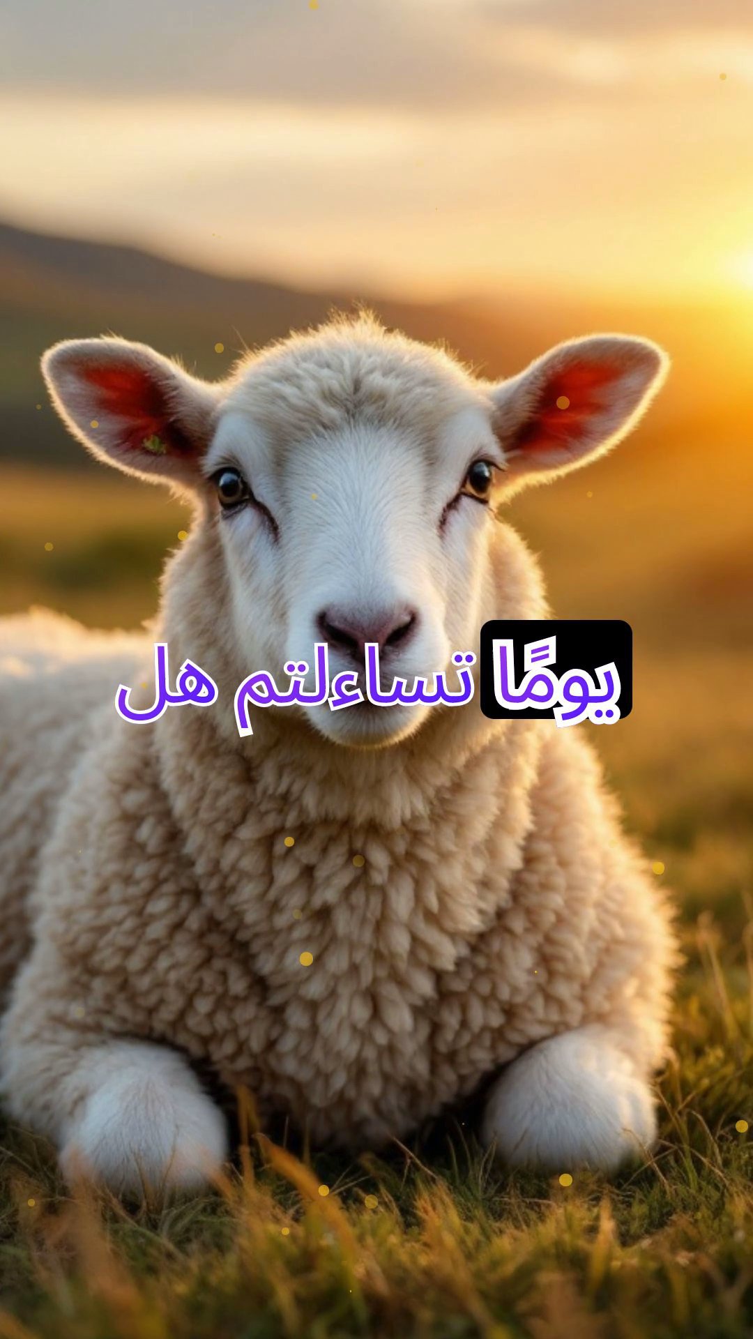 خروف المساء: نائم في الدفء الصوفي