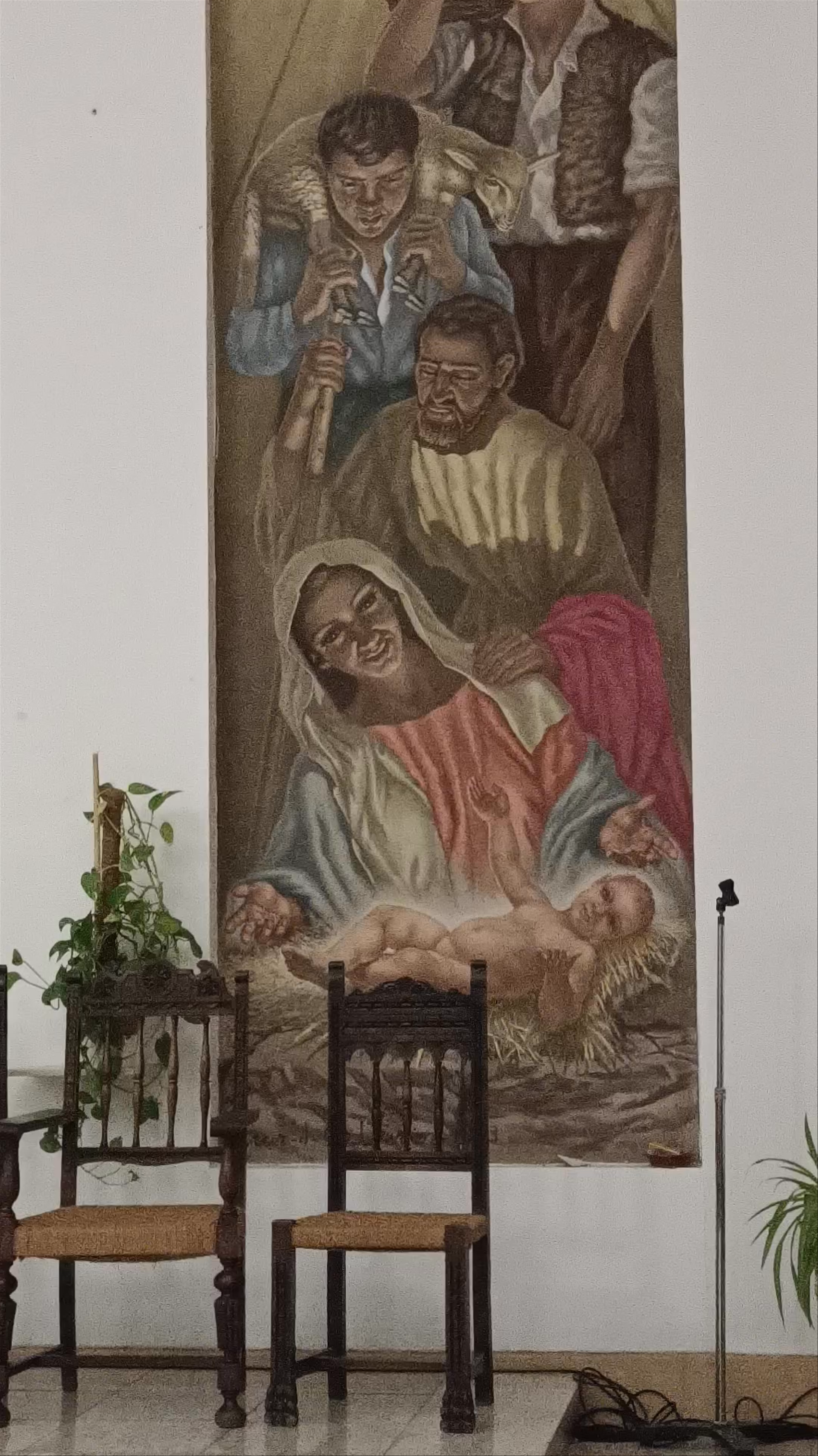 Spiritual Murals at Iglesia de Nuestra Señora de lo Alto in Ayna, Spain