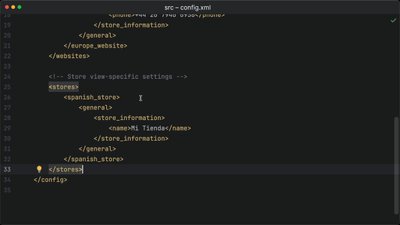 Configuring scope with XML in Magento