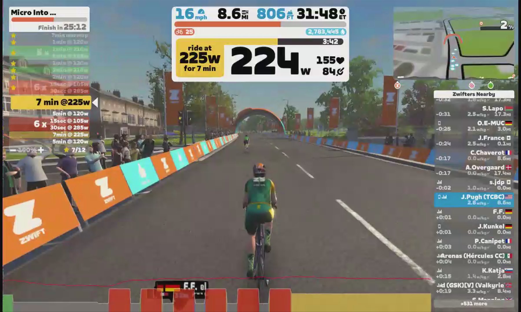 Zwift - Micro Into Threshold (1) in Yorkshire