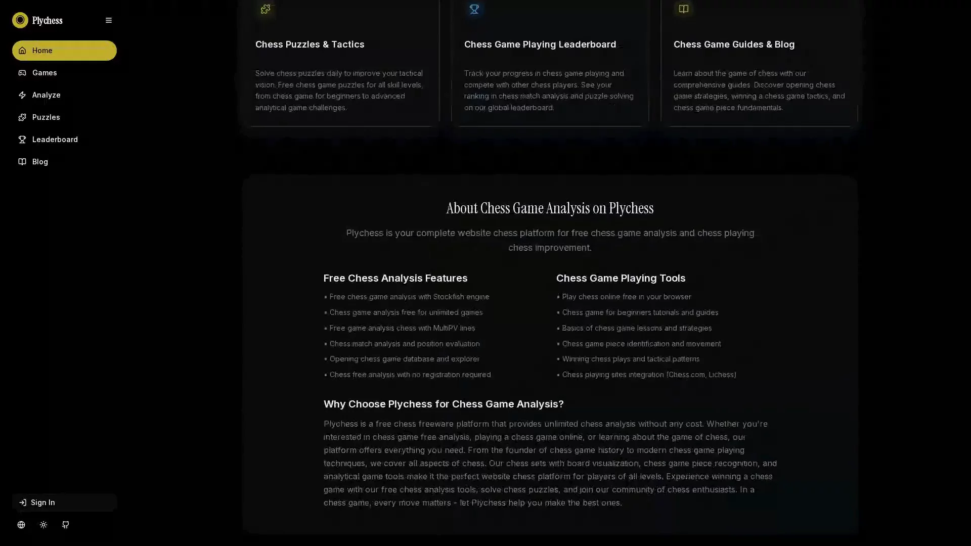 Plychess: Free Stockfish Chess Analysis image 1