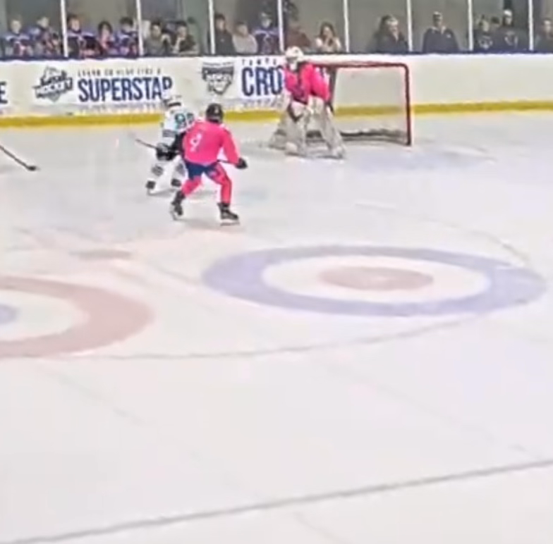 Michael Stahl's Impressive Reverse Hit - Florida Jr. Everblades 14U AA