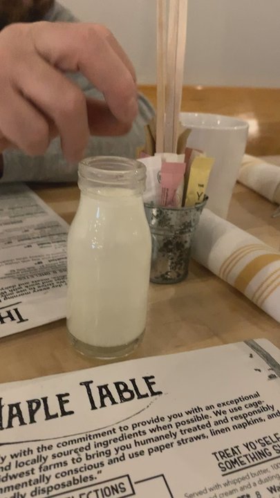 The Maple Table - Milk and Sugar for coffee - Salad Near Me - Racine, Wisconsin