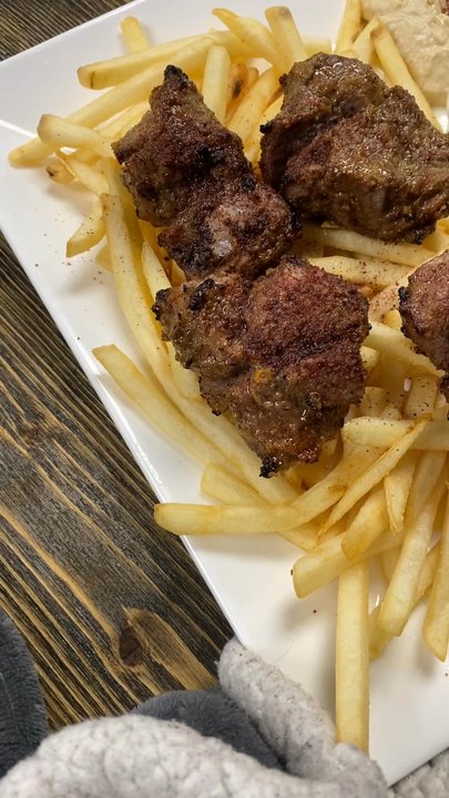 Falafel Flame - Lamb Kabob Plate - Mediterranean Near Me - Concord, California