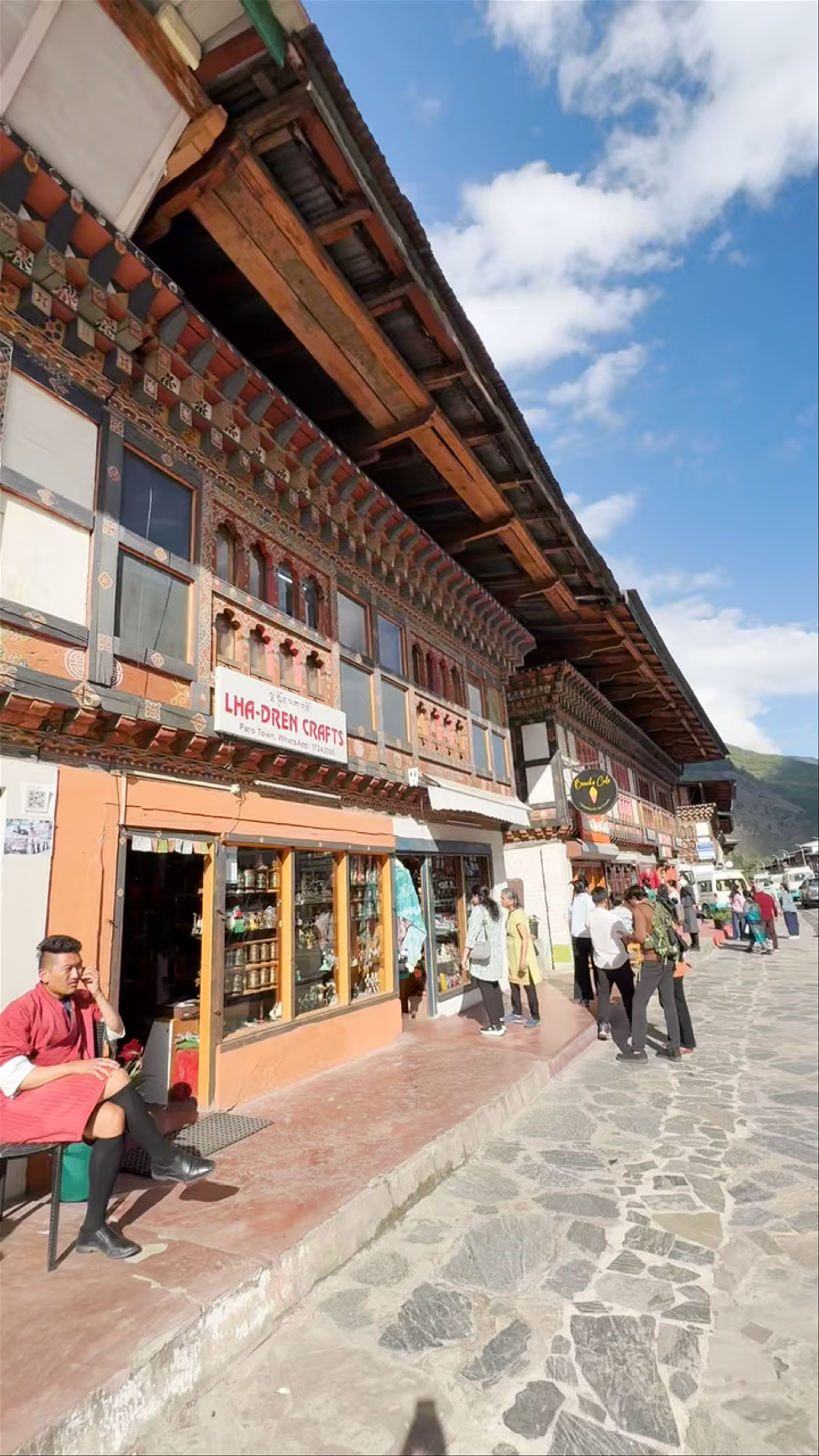 Mountain Cafe and Crafts in Paro Town, Bhutan